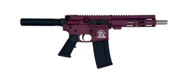 10 Ring AR-15 Pistol .223 Wylde 7.5" Barrel 30+1 Round Black Cerakote