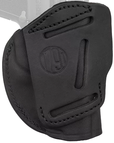1791 Gunleather 4WH1SBLL 4-Way Holster, Left Hand, Black Leather