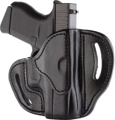 1791 Gunleather Open Top BH Compact OWB Grip Right Hand Micro Frame Black