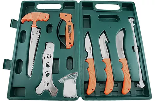 ACCUSHARP GAME PROCESSING KIT COMPLETE 9-PIECE KIT W/HD CASE