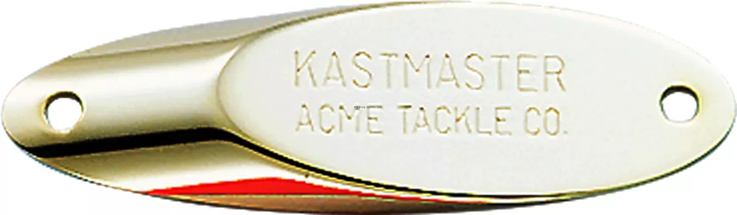 Acme Kastmaster Spoon 1 3/4" 1/4 oz Gold with Yellow Bucktail