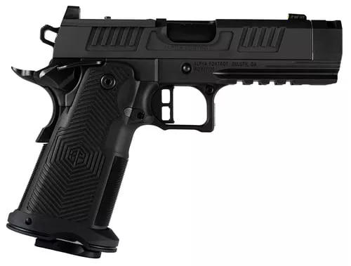 Alpha Foxtrot AF1911-Romulus Handgun 9mm Luger 10rd Magazine2 3.5 Compensated Threaded Barrel Black MOS Cut