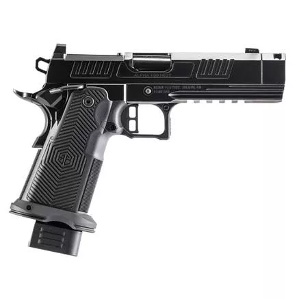 Alpha Foxtrot AF1911-ROMULUS Handgun 9mm Luger 20rd Magazines5 4.25' Threaded Comp Barrel Black polished DLC