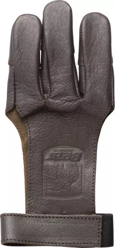 Bear Archery 3-Finger Ambidextrous XL Leather Shooting Glove