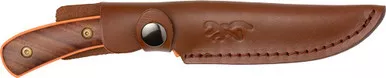 Browning Union Bluff Fixed Blade Fillet Knife 4.25" Orange Wood Handle