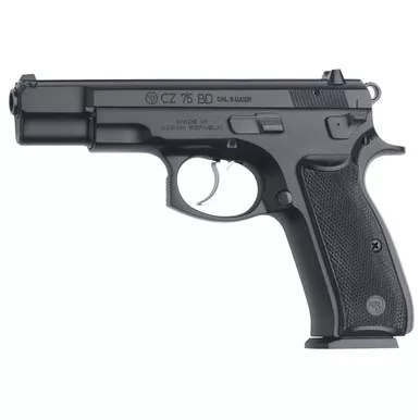 CZ 75 BD 9mm Luger Pistol 4.6" Barrel 10+1 Round Black