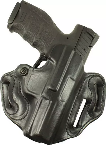 DeSantis Speed Scabbard Holster Right Hand Black Leather for M&P 9/40/45C