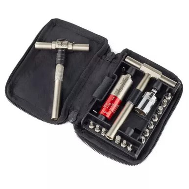 FIX IT STICKS 15-65 Inch Lbs All-in-One Torque Driver Kit with Locking Ratcheting T-Way Wrench (FISMUTK+FIIS-TWAY-LOCK)