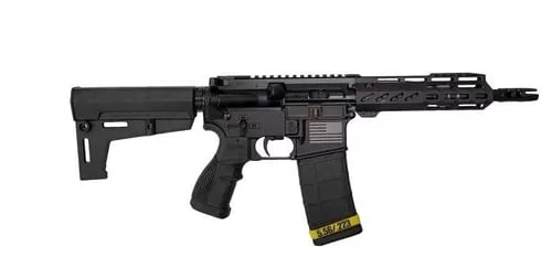 "FosTech Tech-15 Fighting Hercules AR15 Pistol - Black | 5.56NATO | 7.5"" Barrel | Mach-2 7"" M-LOK Rail | Installed Fostech Echo AR-II Trigger"