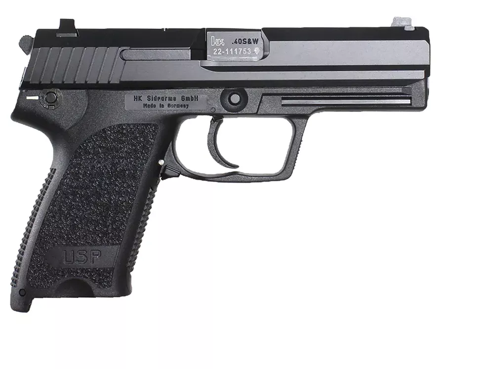 H&K USP45 V1, 45ACP, 4.41", 12+1, Black, 81000322