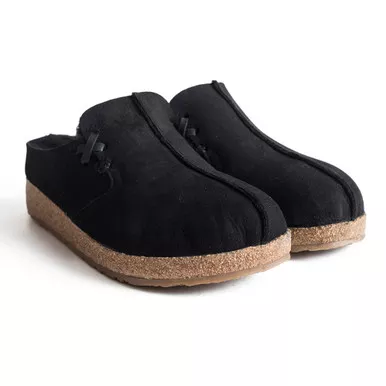 HAFLINGER Women's Saskatchewan Arch Support Shearling Clogs (711021)