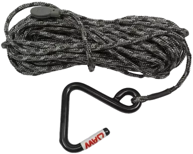 Hawk HWKHA3032 Jaw Hook Hoist Rope, Black, 35'