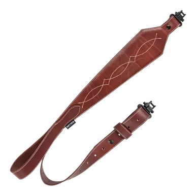 Heritage Cases 8508 Western Scallop Leather Rifle Sling Brown