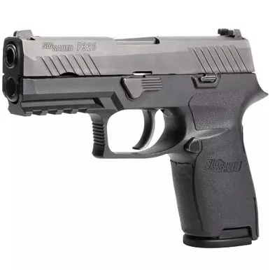 HOGUE Wrapter Rubber Adhesive Grain Texture Black Grip For Sig Sauer P320 9/40/357 Medium Grip Module Full Size (17630)