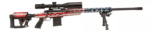 HOWA M1500 25 CREEDMOR APC CHASSIS 24" HB USA FLAG