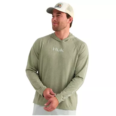 HUK Men's Airweight LS Hoodie (H1200737)