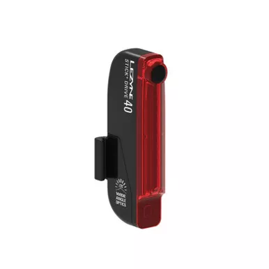 LEZYNE Stick+ Drive Rear Black Bicycle Tail Light (1-LED-33R-V204)