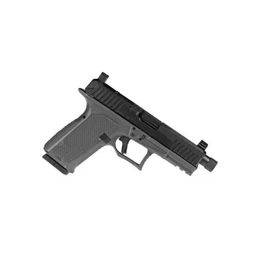 Lone Wolf Distributors Dusk 19 9mm Luger Pistol 3.9" Threaded Barrel 15+1 Round Black Slide Gray Frame