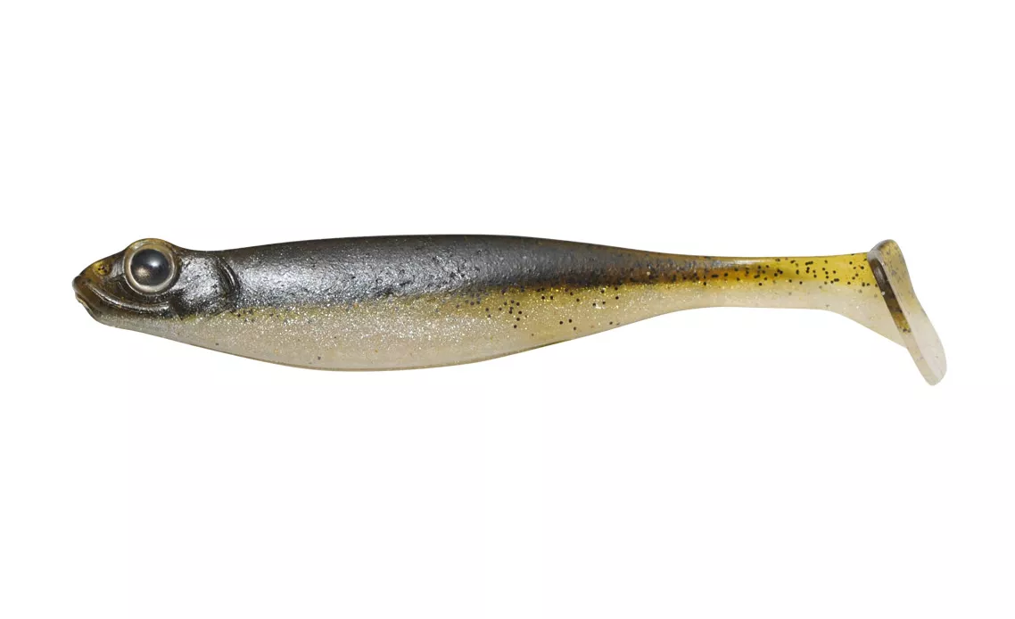 Megabass Hazedong Shad - 4.2" Green Pumpkin Shad