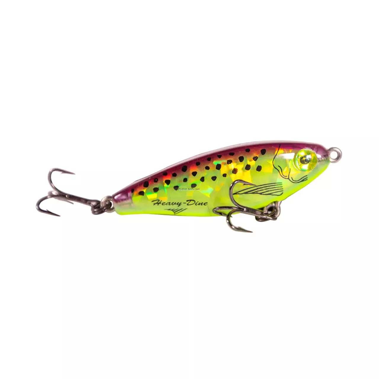 MirrOlure Heavy Dine 18MR Sinking Twitchbait - Mardi Gras Foil