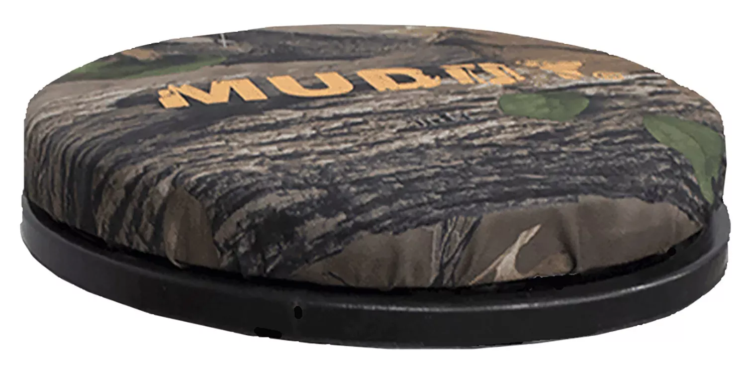 Muddy 5-Gallon Pail Swivel Seat Top, 1" Thick Camo Cushion GS0205