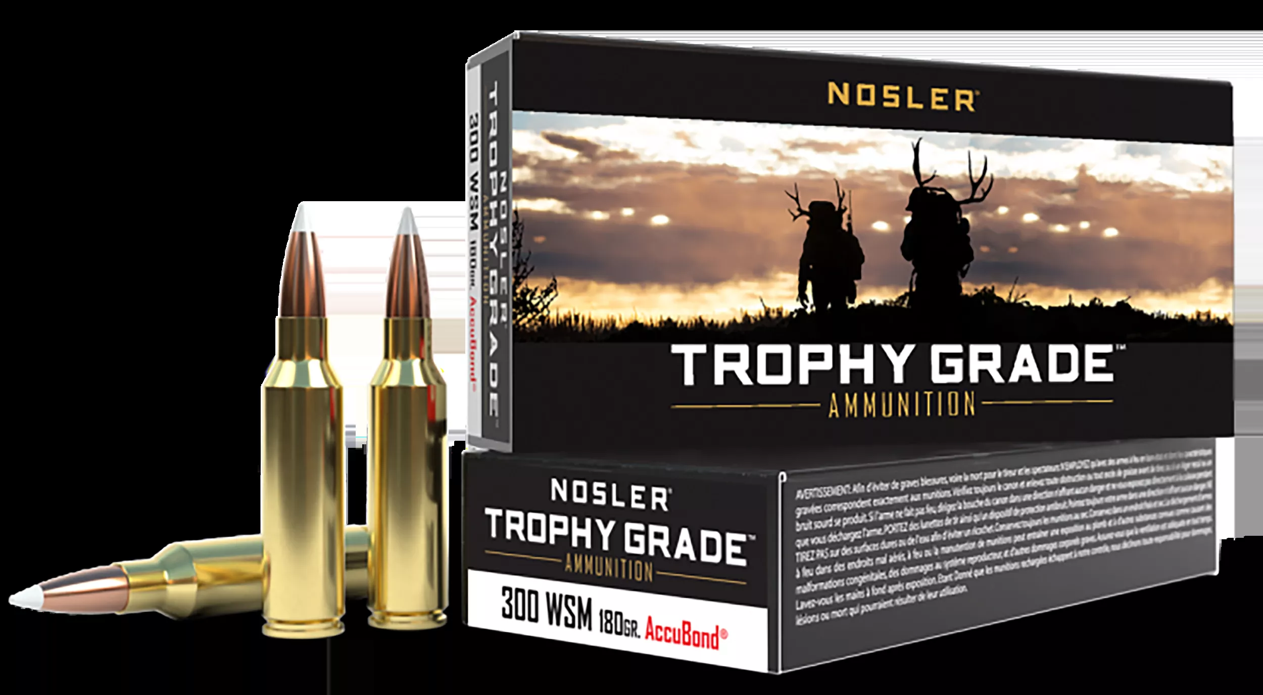 Nosler Trophy Grade 300 WSM 180 gr AccuBond 20 Bx