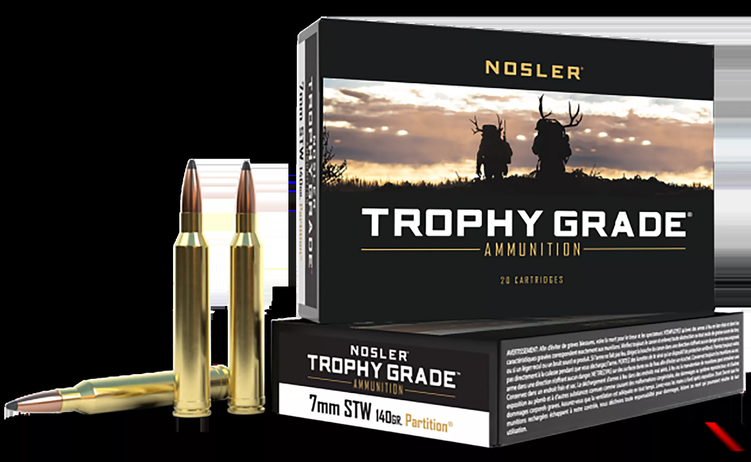 Nosler Trophy Grade 7mm STW 140 gr Partition (PT) 20 Bx