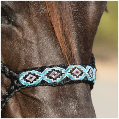 PROFESSIONAL'S CHOICE Beaded Cowboy 10ft Braided Rope Halter (HRCB)