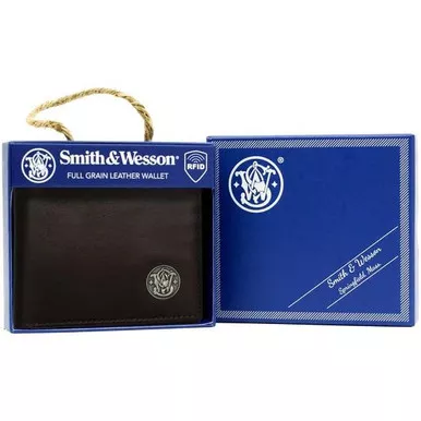 Rugged Rare S&W Front Pocket Wallet Brown