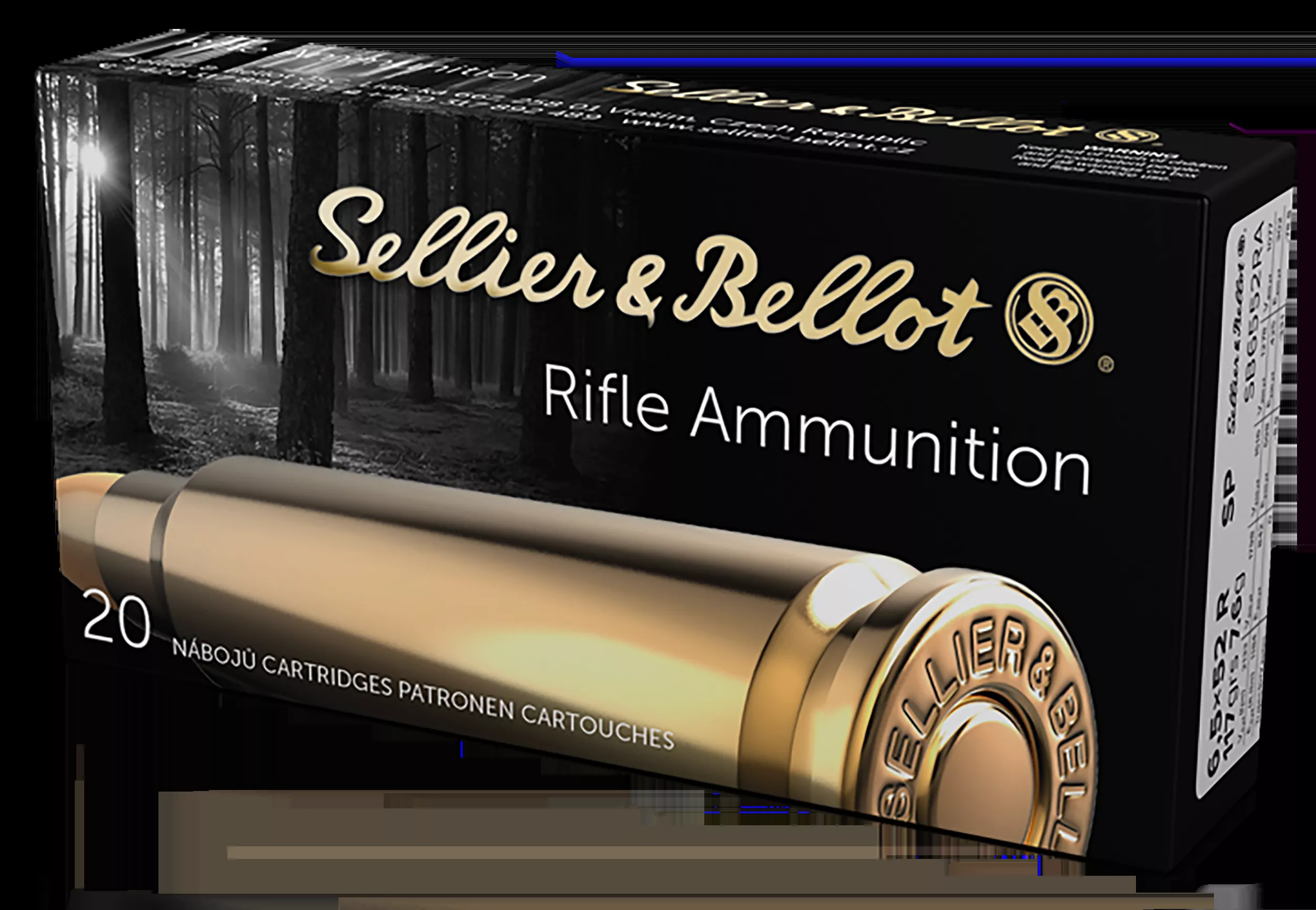 Sellier & Bellot Rifle 6.5x52mmR 117 gr Soft Point (SP) 20 Bx