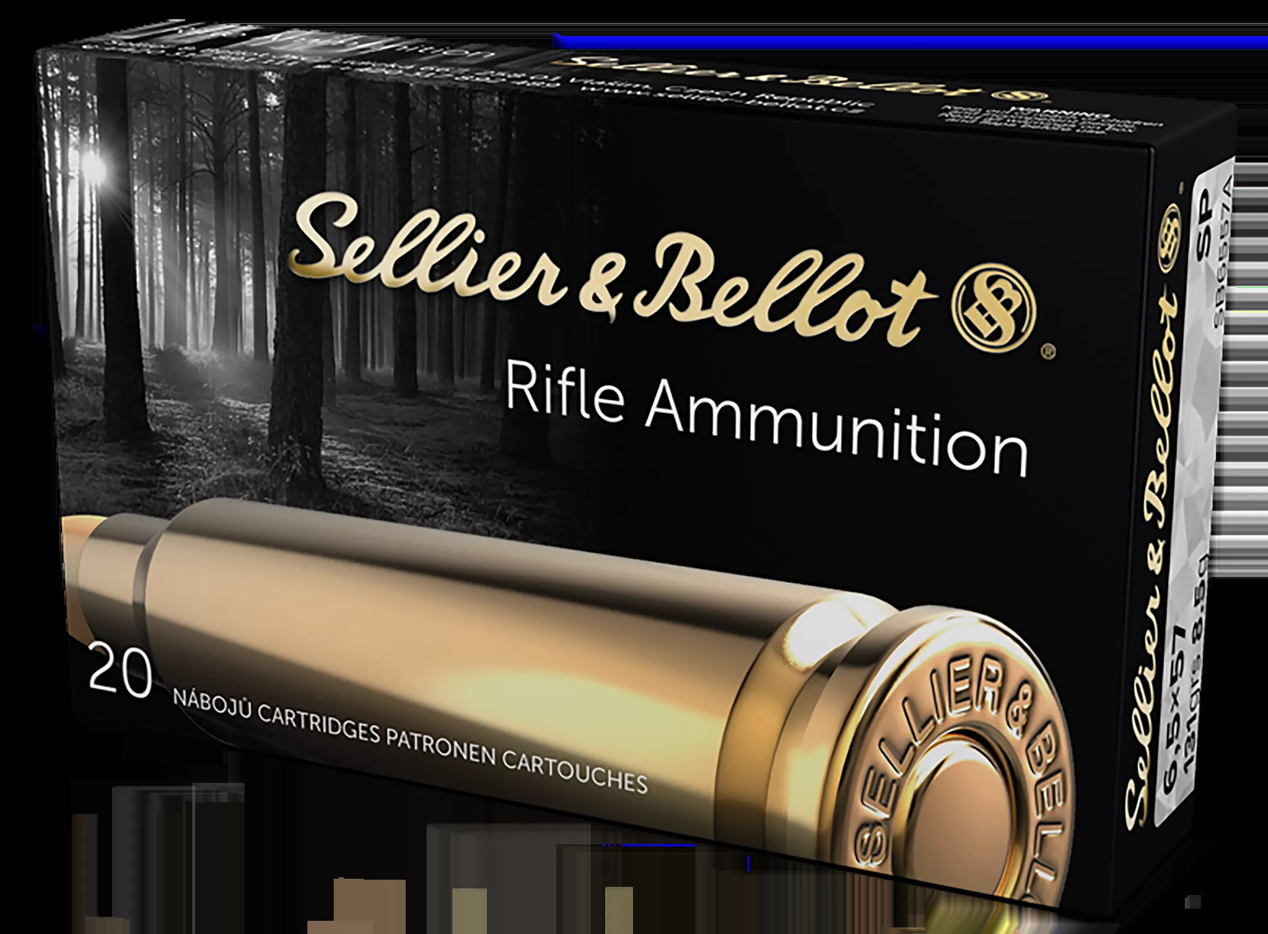 Sellier & Bellot Rifle 6.5x57mm 131 gr Soft Point (SP) 20 Bx