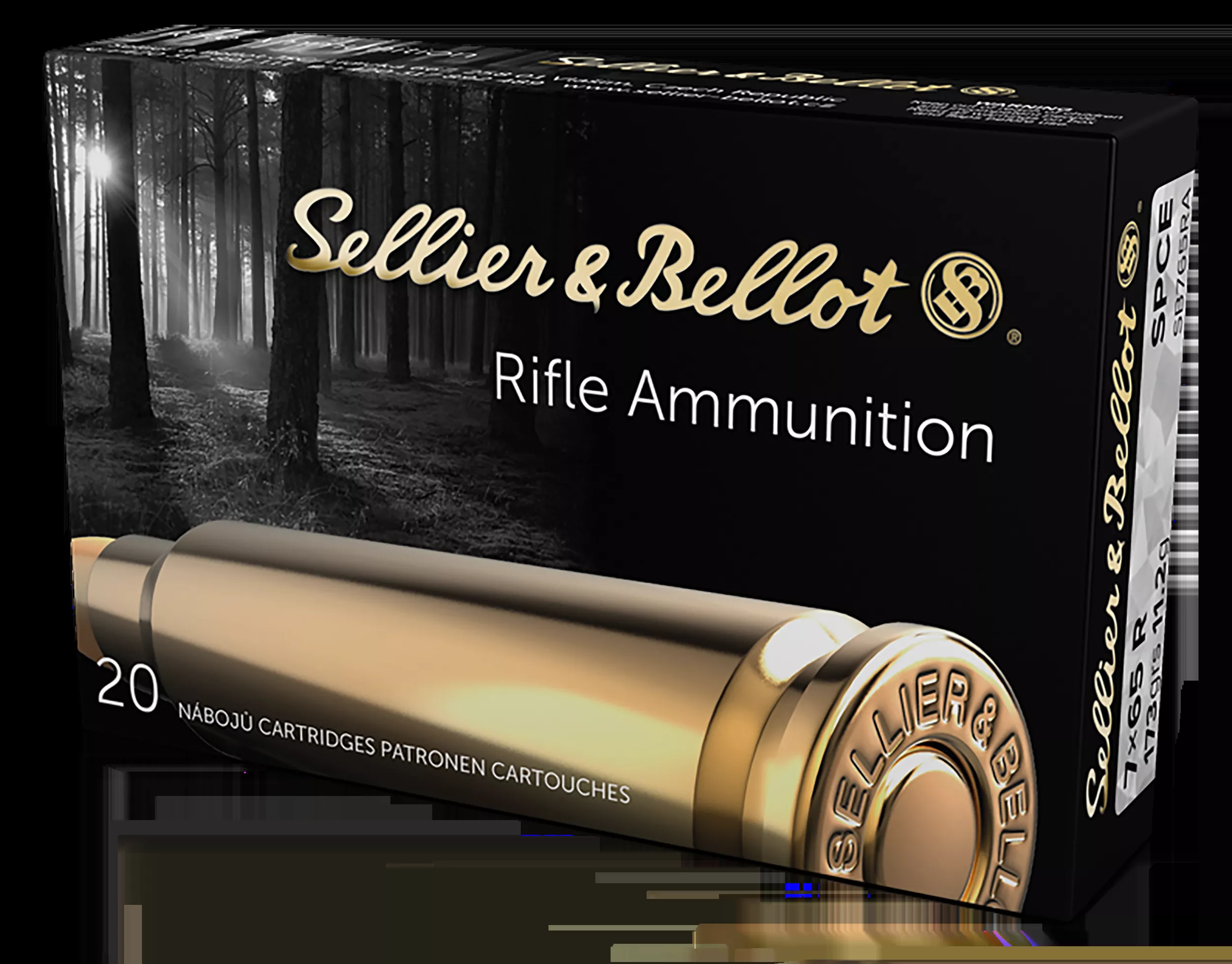 Sellier & Bellot Rifle7x65mmR 173 gr Soft Point Cut-Through Edge (SPCE) 20 Bx/ 20 Cs