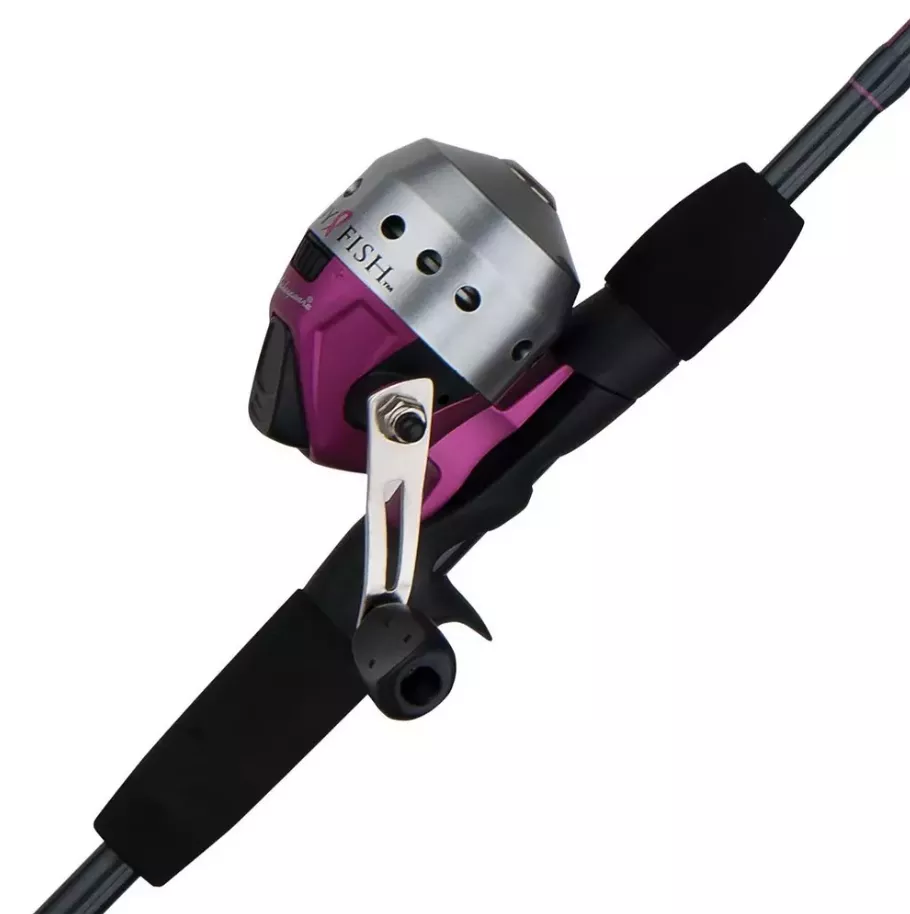 Shakespeare Ladyfish Spincast Combo, Medium Action, 5'6", 2 Pieces LADYSC56M6