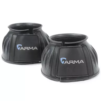 SHIRES ARMA Over Reach Full Black Bell Boots (134VBLKFULL)