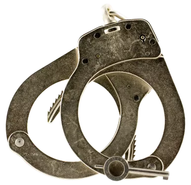 Smith & Wesson Model 1 Universal Size Chain Handcuffs Steel Nickel Finish