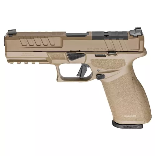 Springfield Echelon Low Capacity Handgun 9mm Luger 10rd Magazines 2 4.5 Barrel Desert FDE U-Dot Sights