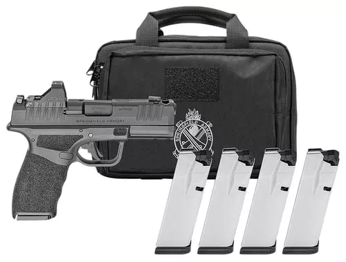 SPRINGFIELD HELLCAT PRO COMP 9MM 3.8" 10RD 4 MAGS GEAR PAC