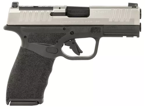 Springfield Hellcat Pro OSP Low Capacity Handgun 9mm Luger 10rd Magazines2 3.7 Barrel Stainless Slide/Black Frame