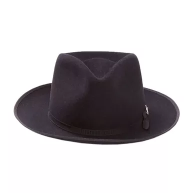STETSON Unisex Stratoliner Felt Fedora Black Hat (TFSTROB102407)