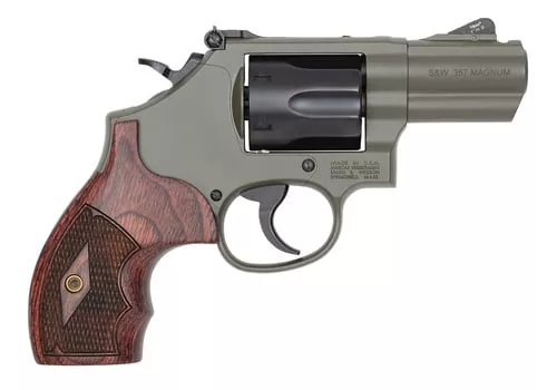 SW PC 19 CARRY COMP 2.5 357MAG 6RD MOSS CERAKOTE