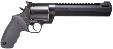 Taurus 2500081RH Raging HunterLarge Frame 500 S&W Mag 5rd 8.38" Black Ported/Target Crown Barrel, Matte Black Oxide Cylinder, Black Steel Frame Black Rubber Grip