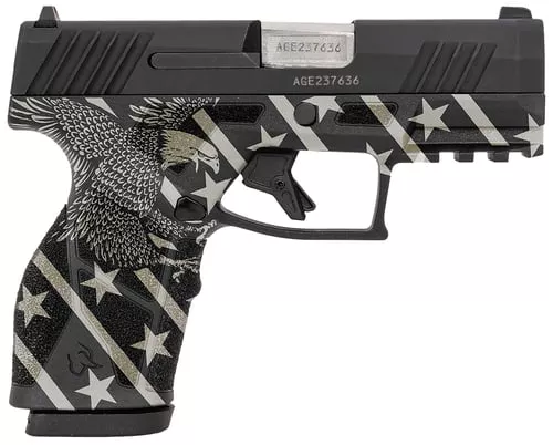 Taurus GX2 Eagle Handgun 9mm Luger 10rd Magazines 2 3.38 Barrel Black Slide/Eagle Grip