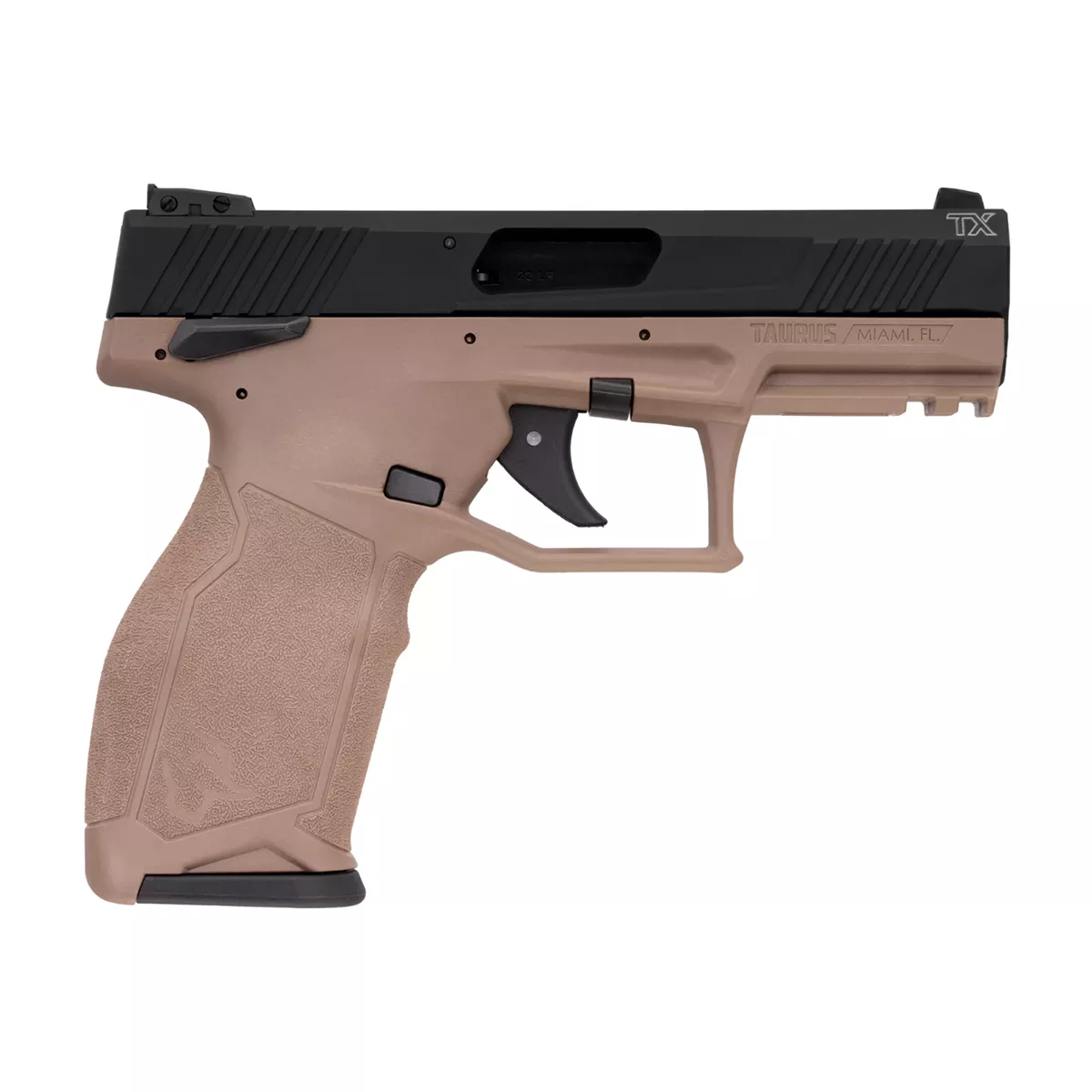 Taurus TX22 22 LR Pistol w/Manual Safety - FDE/Black