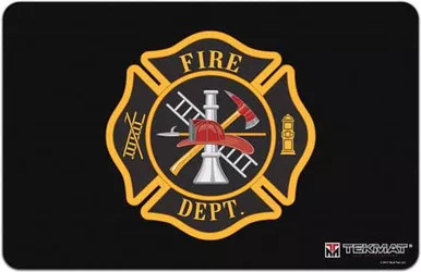 Tekmat Fireman's Crest Armorer's Bench Mat 11x17