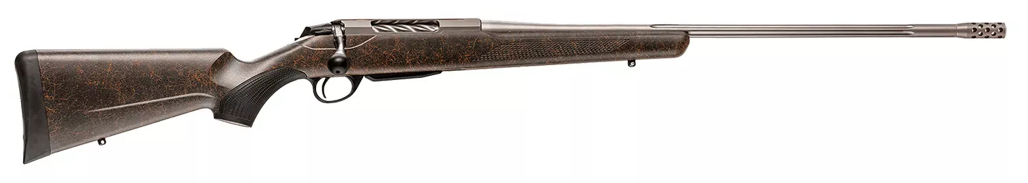 Tikka T3x Lite 308 Winchester Rifle 22.40" Orange Webbed/Black JRTXRBS316