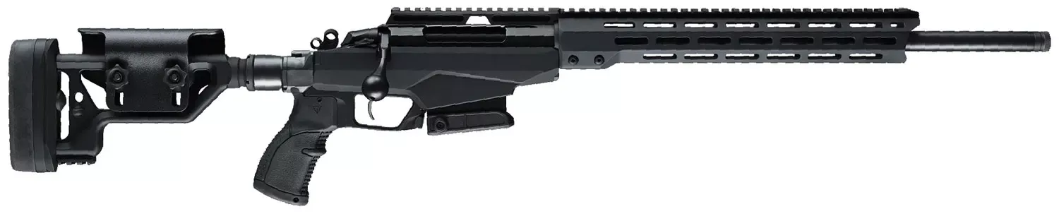 Tikka T3x Tac A1 308 Win 24" 10+1 Black Fixed with Aluminum Bedding Stock
