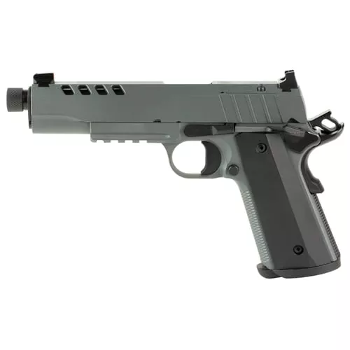 TISAS 1911 SF9 NIGHT STALKER 9MM 5" THREADED 2-9RD GREY<