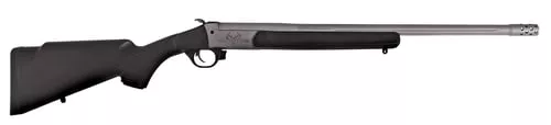 Traditions CR451130T Outfitter G3 Full Size 450 Bushmaster 1rd 22" Stainless Cerakote Fluted Threaded Barrel, Drilled & Tapped Steel Receiver, Fixed Black Synthetic Stock, Right Hand