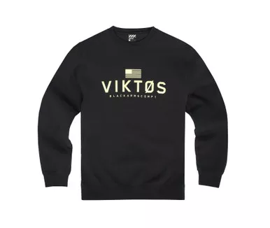 VIKTOS Archetype Crew Fleece Black Sweatshirt (17044)