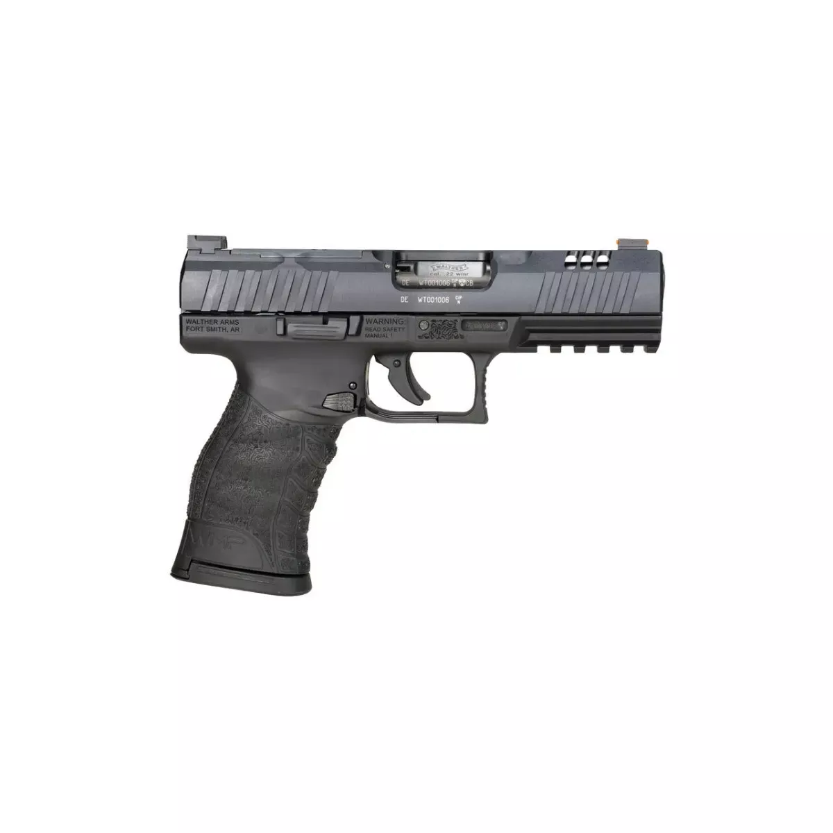 Walther Arms WMP 22 WMR Pistol 4.50" Black SS 5220300